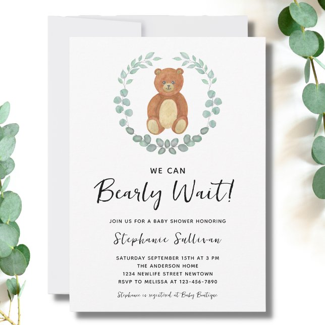 Invitación Podemos Esperar Baby Shower (Subido por el creador)