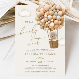 Invitación Podemos Esperar Baby Shower