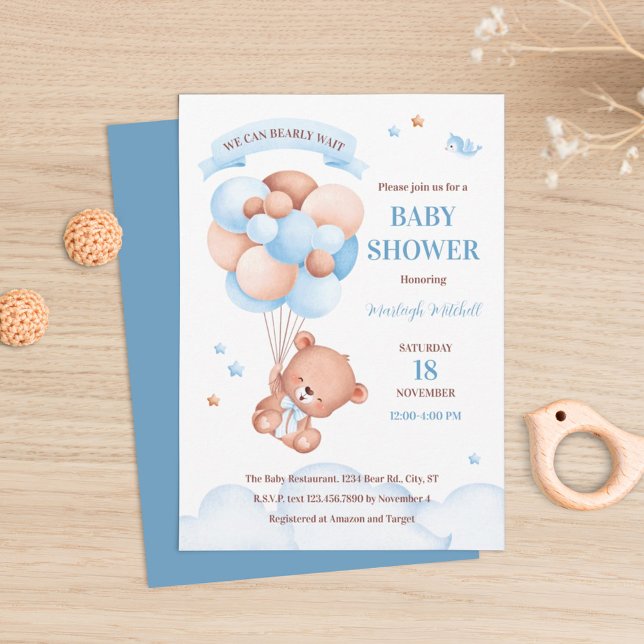 Invitación Podemos Esperar Baby Shower (Subido por el creador)