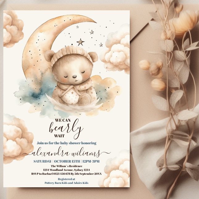 Invitación Podemos Esperar Baby Shower (Subido por el creador)