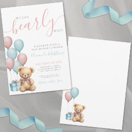 Invitación Podemos Esperar Baby Shower