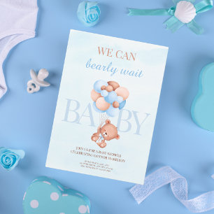 Invitación Podemos Esperar Baby Shower