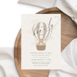 Invitación Podemos Esperar. | Baby Shower neutro en género