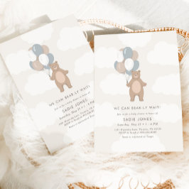 Invitación Podemos Esperar. | Baby Shower neutro en género