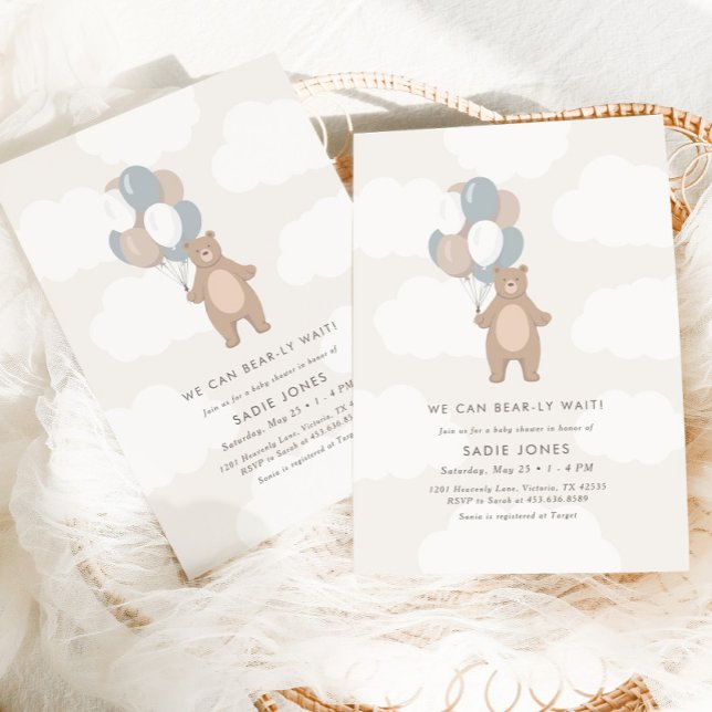 Invitación Podemos Esperar. | Baby Shower neutro en género (Subido por el creador)