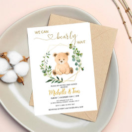 Invitación ¡Podemos Esperar! Bear Baby Shower