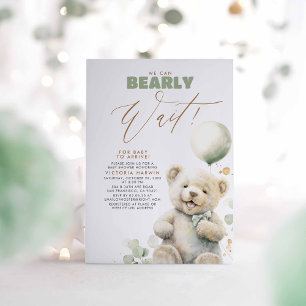 Invitación Podemos Esperar... El Bebé Cuece Baby Shower.