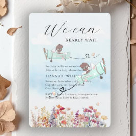 Invitación ¡Podemos Esperar! Flor silvestre, Baby Shower
