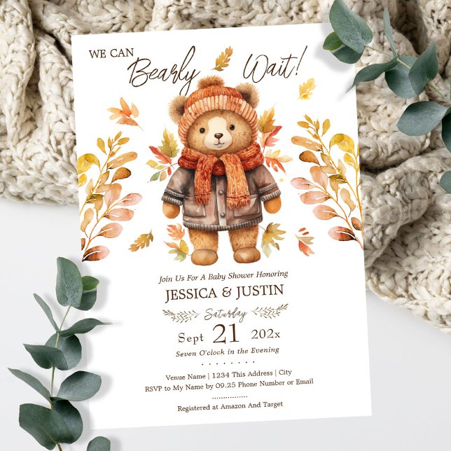 Invitación Podemos pretender esperar salir de Baby Shower (Subido por el creador)