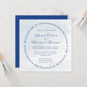 Invitación Poema hebreo de la estrella del amor de David, Bod