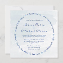 Invitación Poema hebreo de la estrella del amor de David, Bod