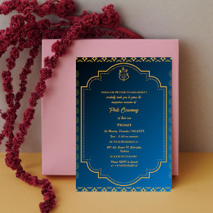 Invitación Poite Janeu Upanayanam Hindu Holy Thread Floral