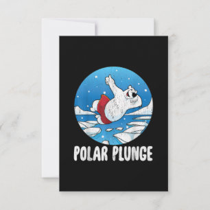 Invitación Polar Plunge Ice Jump Polar Bear Winter Swim