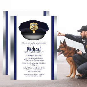 Invitación Policía   Policía   Partido de Graduación de Gorra