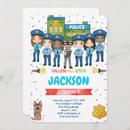 Invitación policial editable