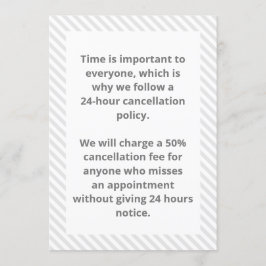 Invitación Política de cancelación