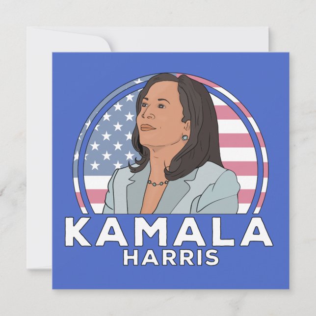 Invitación Política Kamala Harris (Anverso)