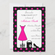 Polka rosa negro deja a los Chicas sin ropa rosada