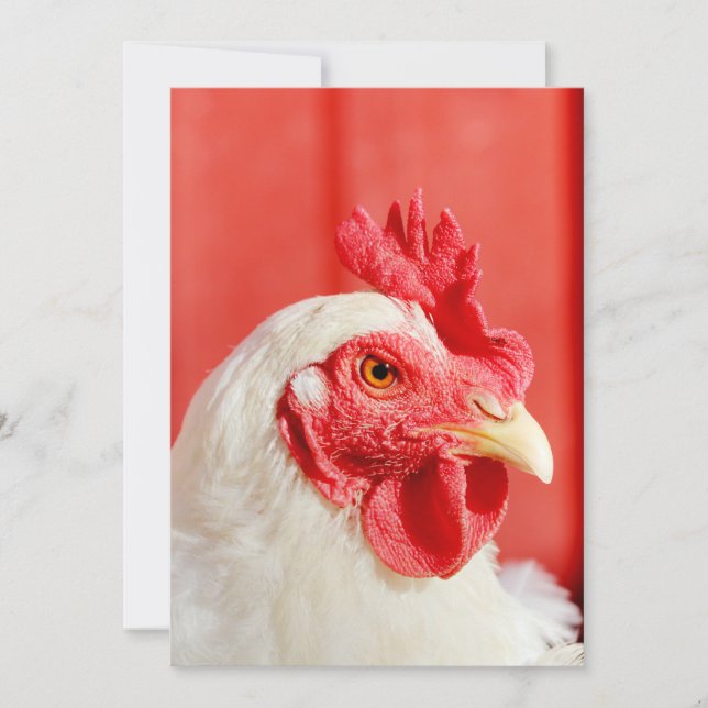 Invitación Pollo de granja (Anverso)