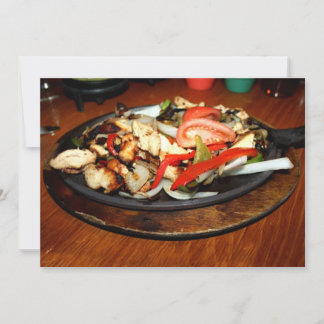 Invitación Pollo Fajitas