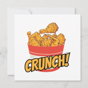 Invitación Pollo frito