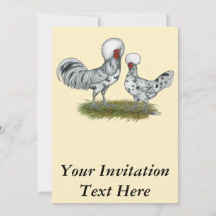 Invitación Pollos polacos de esplash