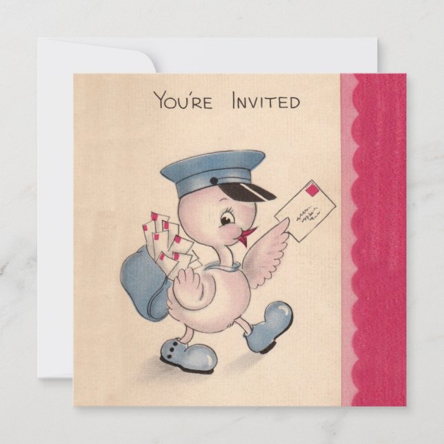 Invitación ¡Polluelo de la invitación! (Anverso)