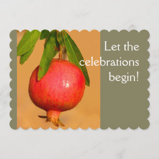 Invitación Pomegranate Rosh HaShana