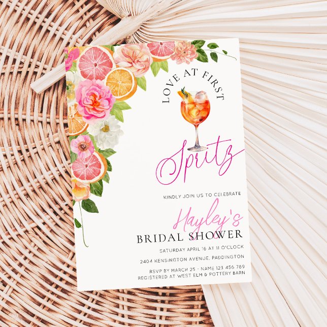 Invitación Pomello Amor Al Primer Spritz Despedida de Soltera (Subido por el creador)