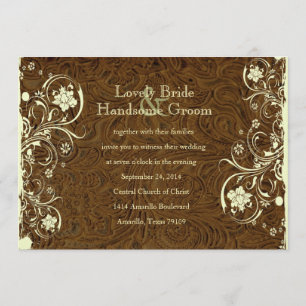 Invitación poner crema de la boda del cordón del