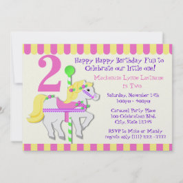Invitación Pony Birthday Party