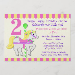 Invitación Pony Birthday Party