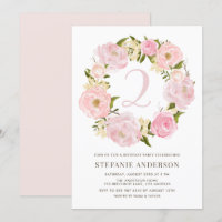 Pony Peony Wreath Kids Birday