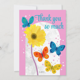 Invitación POP flower card -gerbera- サイズ 12.7cm x 17.8cm, 封筒