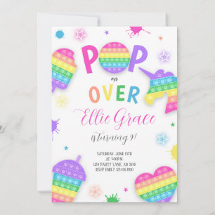 Invitación Pop It Fidget Toy