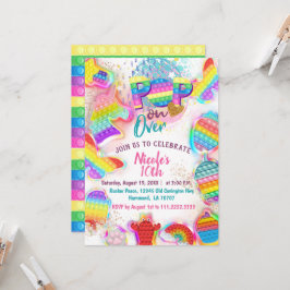 Invitación Pop it Invitation