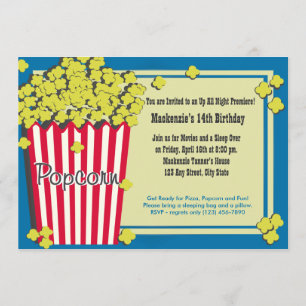 Invitación Popcorn Premiere