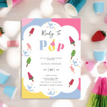 Popsicle Colorido Listo para Reventar Shower de Be