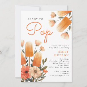 Invitación Popsicle Ready to Pop Baby Shower