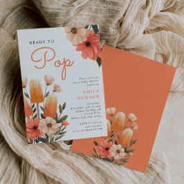 Invitación Popsicle Ready to Pop Baby Shower Invitation