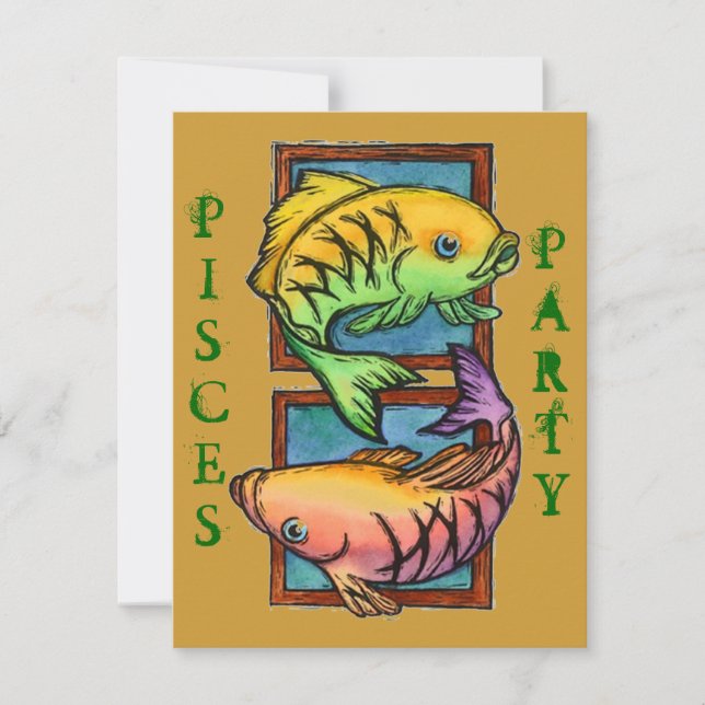 INVITACIÓN POPULAR DEL CUMPLEAÑOS DEL FIESTA DE (Anverso)