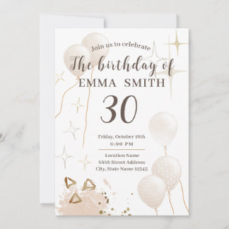 Invitación por 30 años