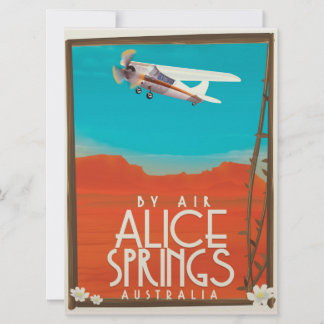 Invitación Por aire - Alice Springs Australia