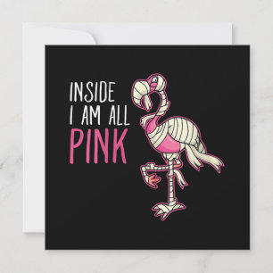 Invitación Por dentro soy todo flamenco rosa   Flamenco diver