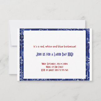 Invitación por el Día del Trabajo del Marco de Ban