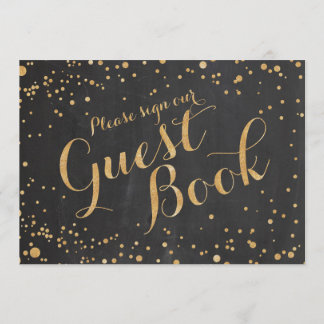 Invitación Por favor firme nuestro libro de visitas Señal de 
