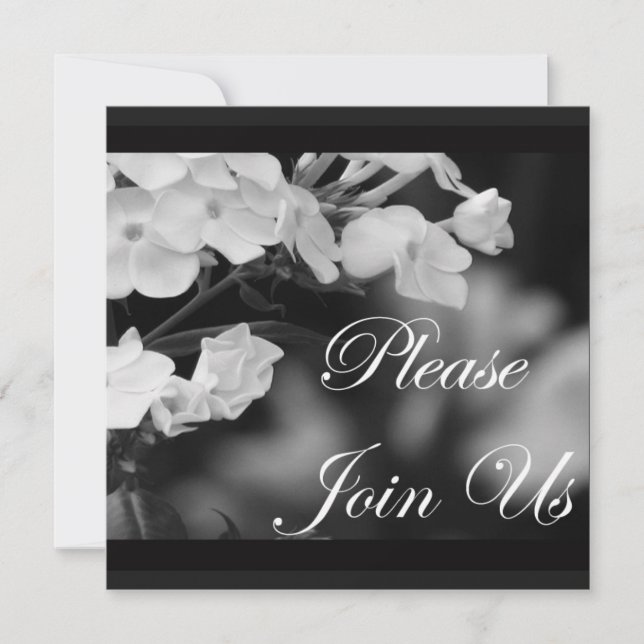 Invitación Por Favor Únete A Nosotros (Anverso)