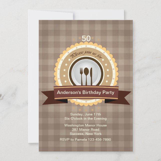 Invitación Por Favor Únete A Nosotros Para...Invitación (Anverso)