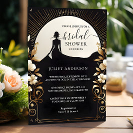 Invitación Por hombres disfrazados Tuxedo Negrita Tejido Negr