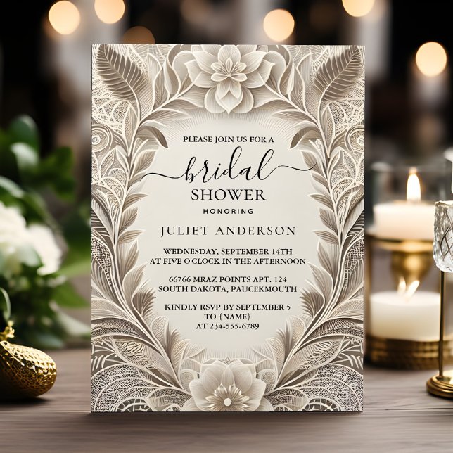 Invitación Por matrimonio tradicional Vow Renovación de Ducha (Subido por el creador)